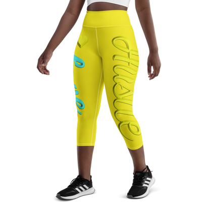 Love The Hustle™ Neon Yoga Capri Leggings Collection
