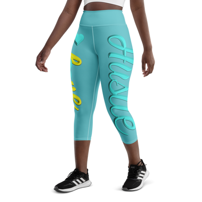 Love The Hustle™ Neon Yoga Capri Leggings Collection