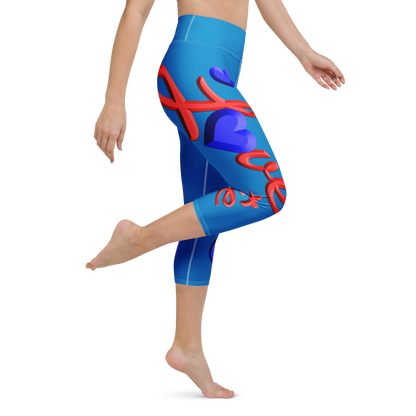 Love The Hustle™ Neon Yoga Capri Leggings Collection