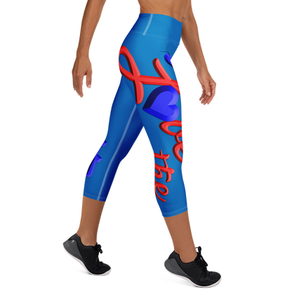 Love The Hustle™ Neon Yoga Capri Leggings Collection