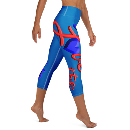 Love The Hustle™ Neon Yoga Capri Leggings Collection