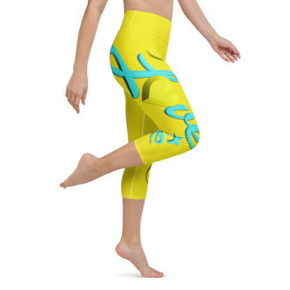 Love The Hustle™ Neon Yoga Capri Leggings Collection