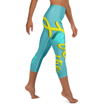Love The Hustle™ Neon Yoga Capri Leggings Collection