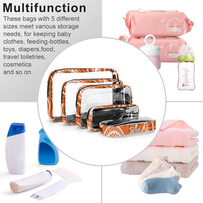 Love The Hustle™ Bandana Transparent Storage Bag – Five in One Collection