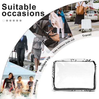 Love The Hustle™ Bandana Transparent Storage Bag – Five in One Collection