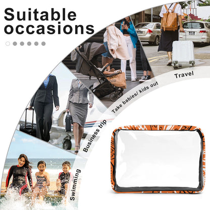 Love The Hustle™ Bandana Transparent Storage Bag – Five in One Collection
