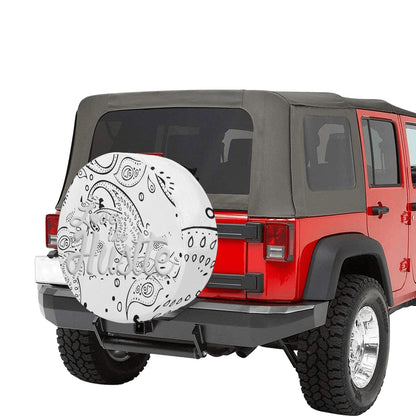 Love The Hustle Spare Tire Cover(Large)(17")