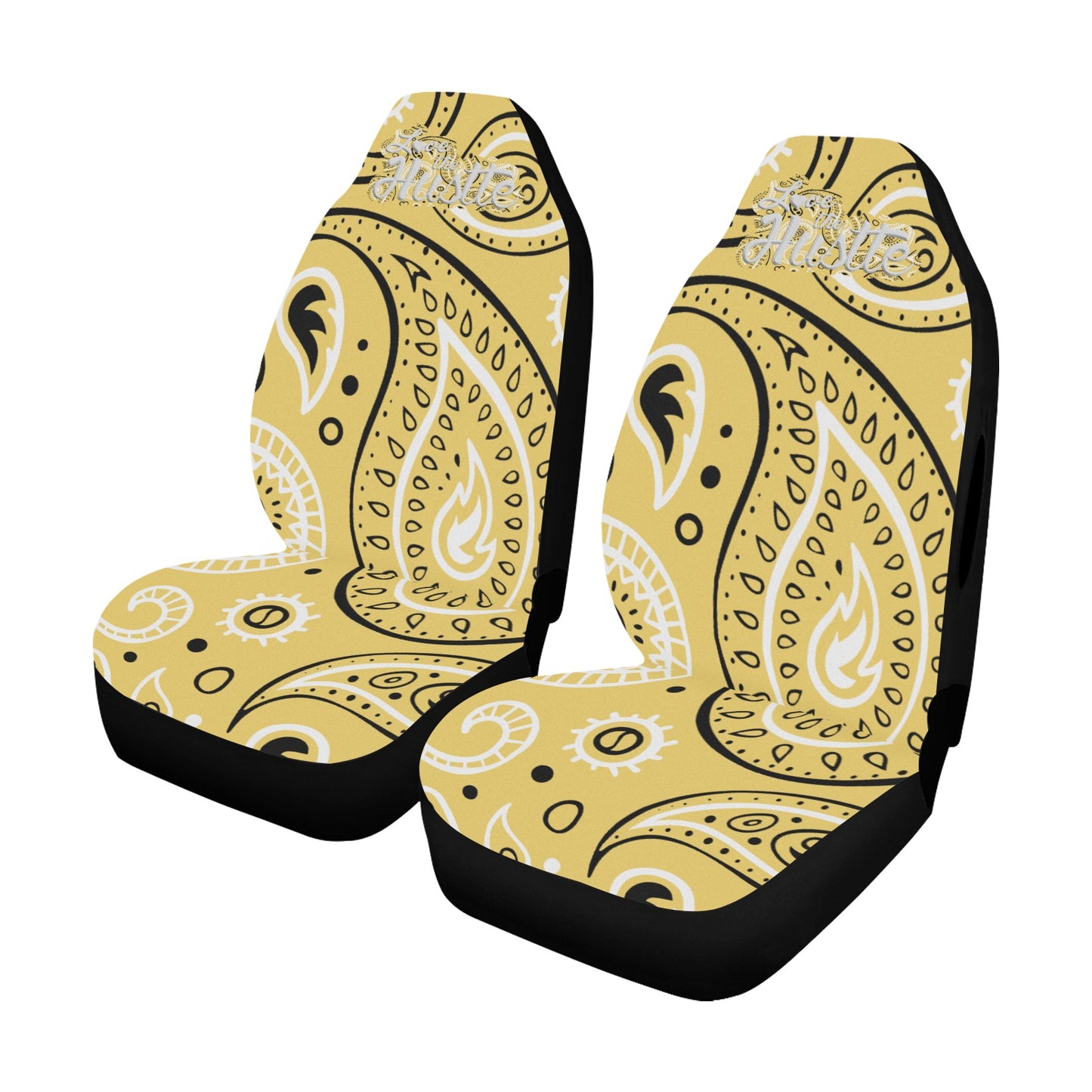 Love The Hustle Car Seat Cover Airbag Compatible(Set of 2)