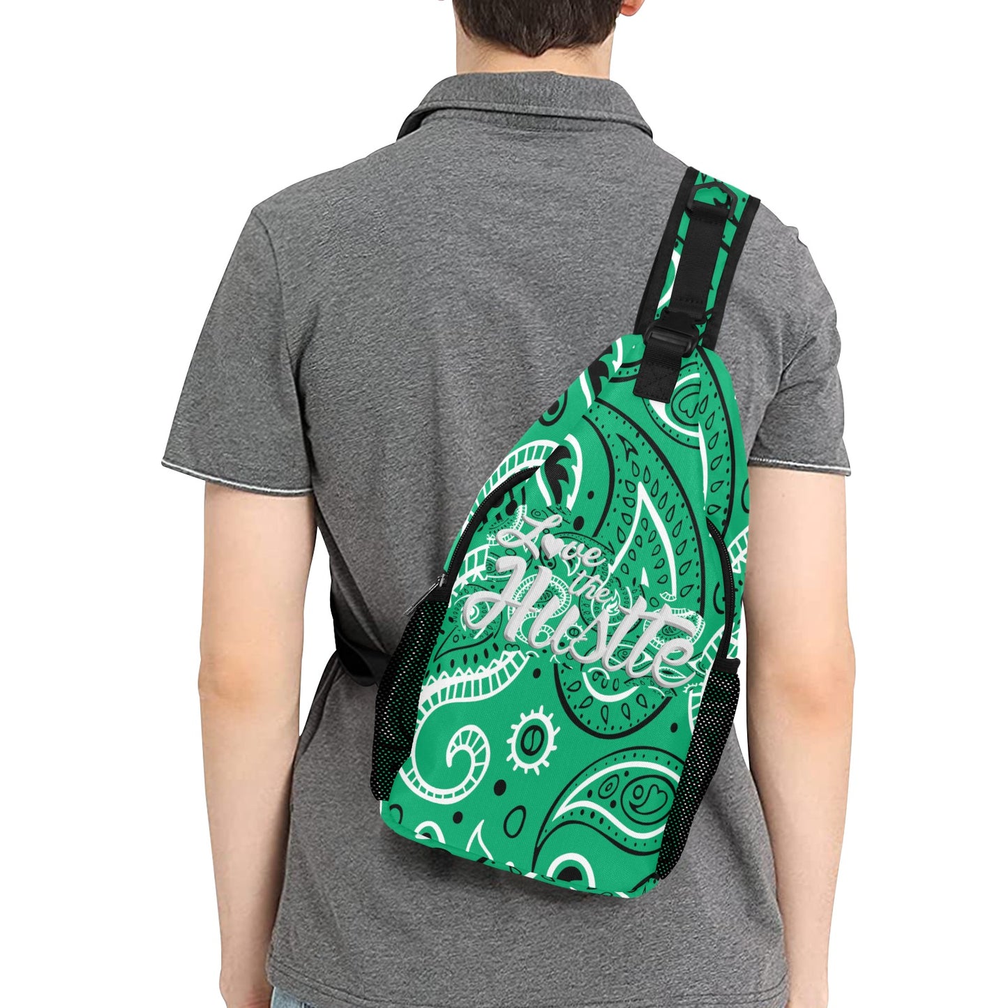 Love The Hustle™ Men's Casual Chest Bag Bandana Collection
