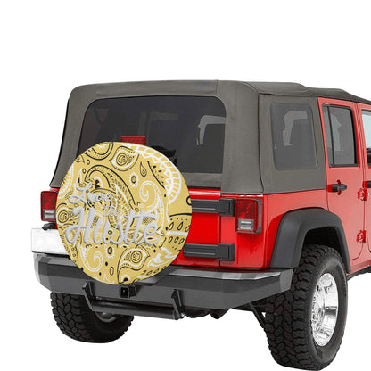 Love The Hustle Spare Tire Cover (Small) (15")