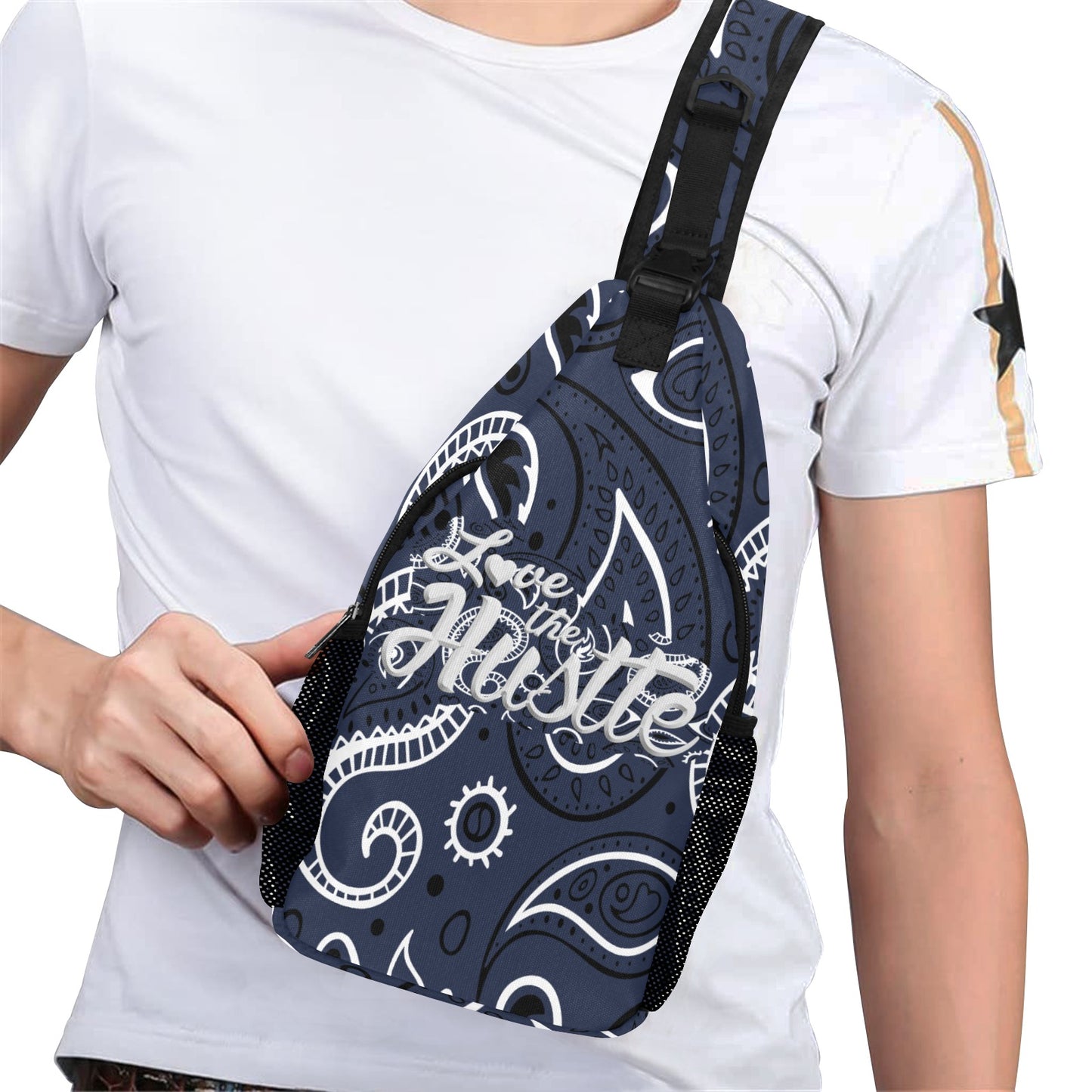 Love The Hustle™ Men's Casual Chest Bag Bandana Collection