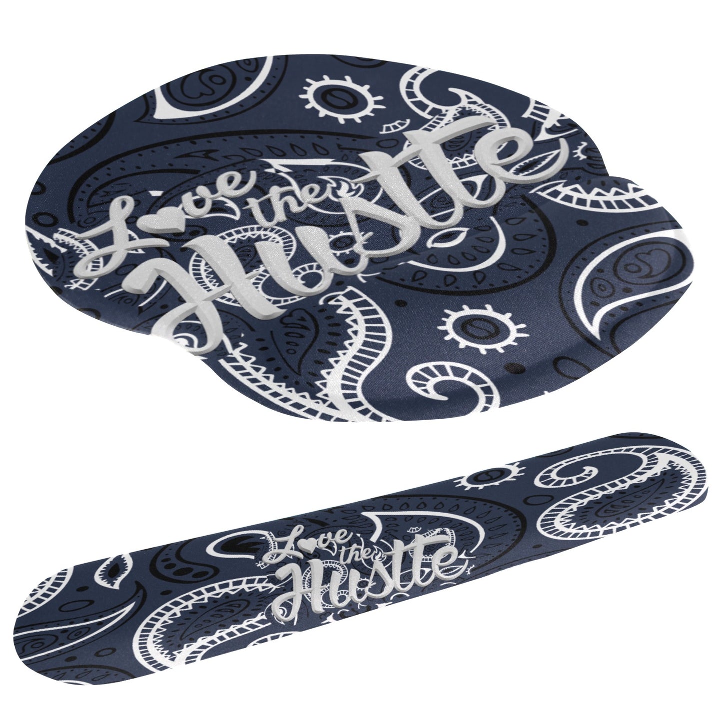 Love The Hustle Mouse Pad and Hand Rest Set
