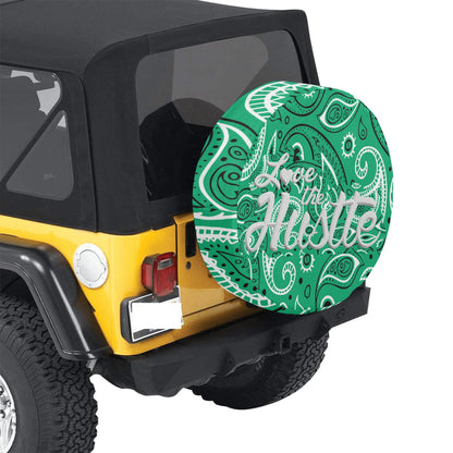 Love The Hustle Spare Tire Cover (Small) (15")