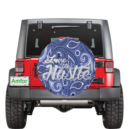 Love The Hustle Spare Tire Cover(Large)(17")