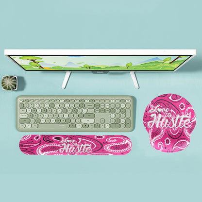 Love The Hustle Mouse Pad and Hand Rest Set