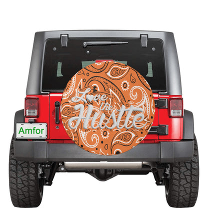 Love The Hustle Spare Tire Cover(Large)(17")