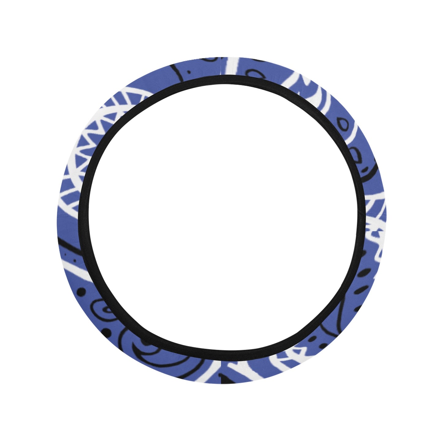 Love The Hustle Auto Steering Wheel Cover with Elastic Edge