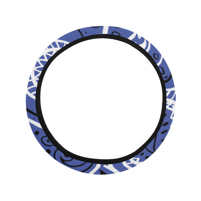 Love The Hustle Auto Steering Wheel Cover with Elastic Edge