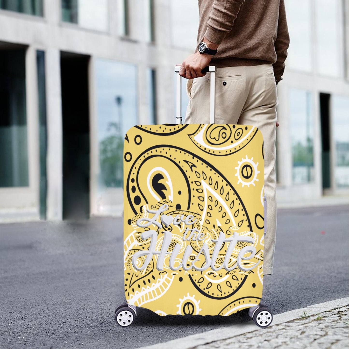 Love The Hustle™ Bandana Luggage Cover Collection (Extra Large – 28"–30")