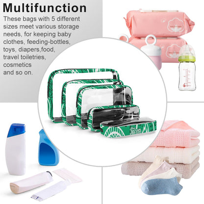 Love The Hustle™ Bandana Transparent Storage Bag – Five in One Collection