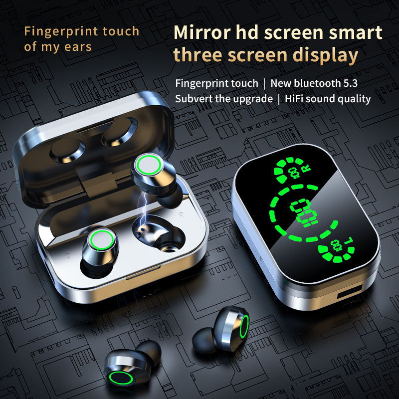 Nexus™ Quantum Firefly Crystal Sound EarPods – High-Fidelity Wired & Bluetooth In-Ear Headphones