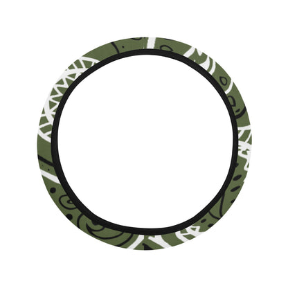 Love The Hustle Auto Steering Wheel Cover with Elastic Edge