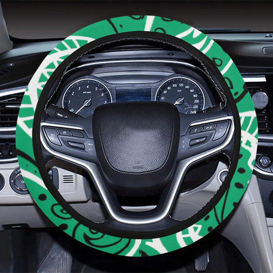 Love The Hustle Auto Steering Wheel Cover with Elastic Edge
