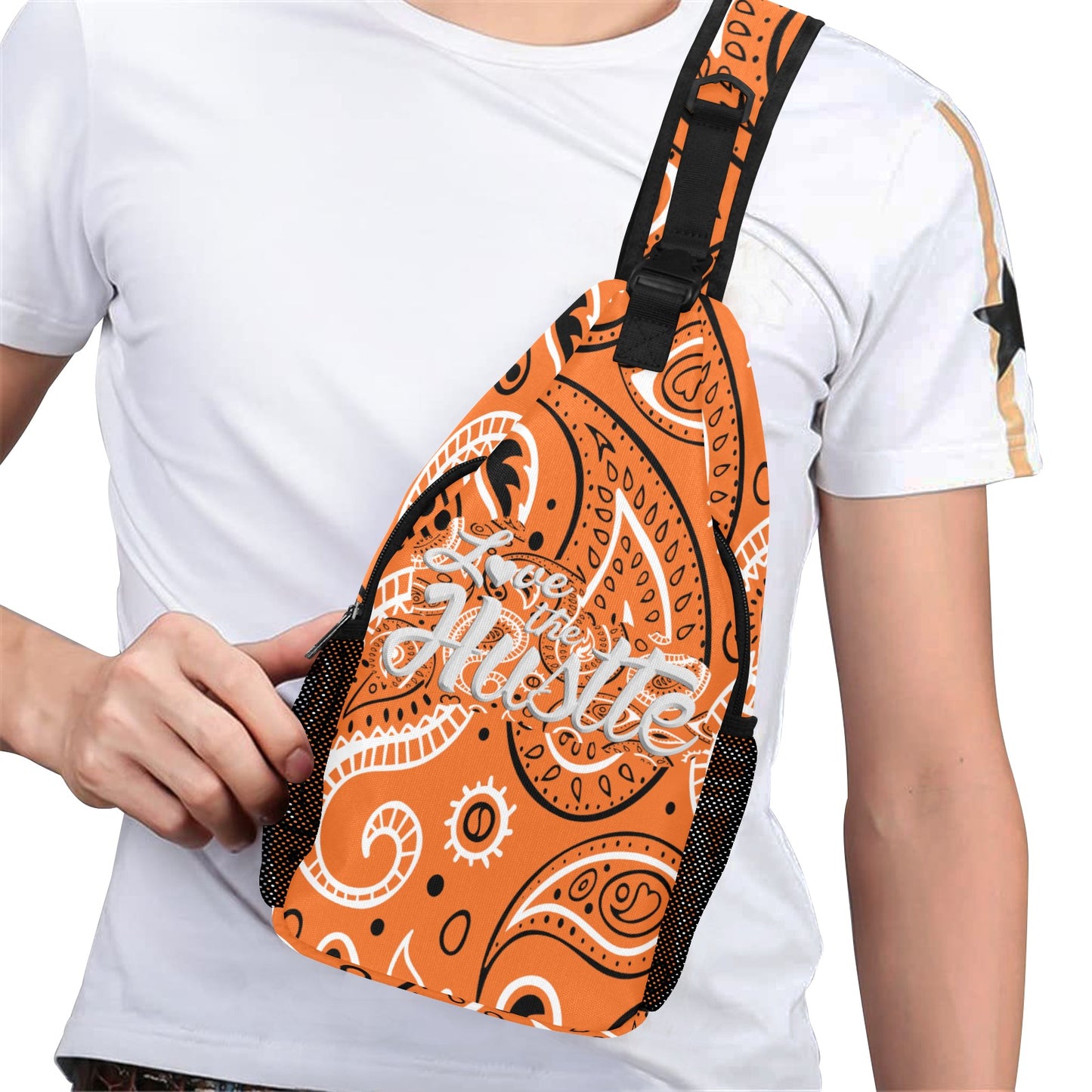 Love The Hustle™ Men's Casual Chest Bag Bandana Collection