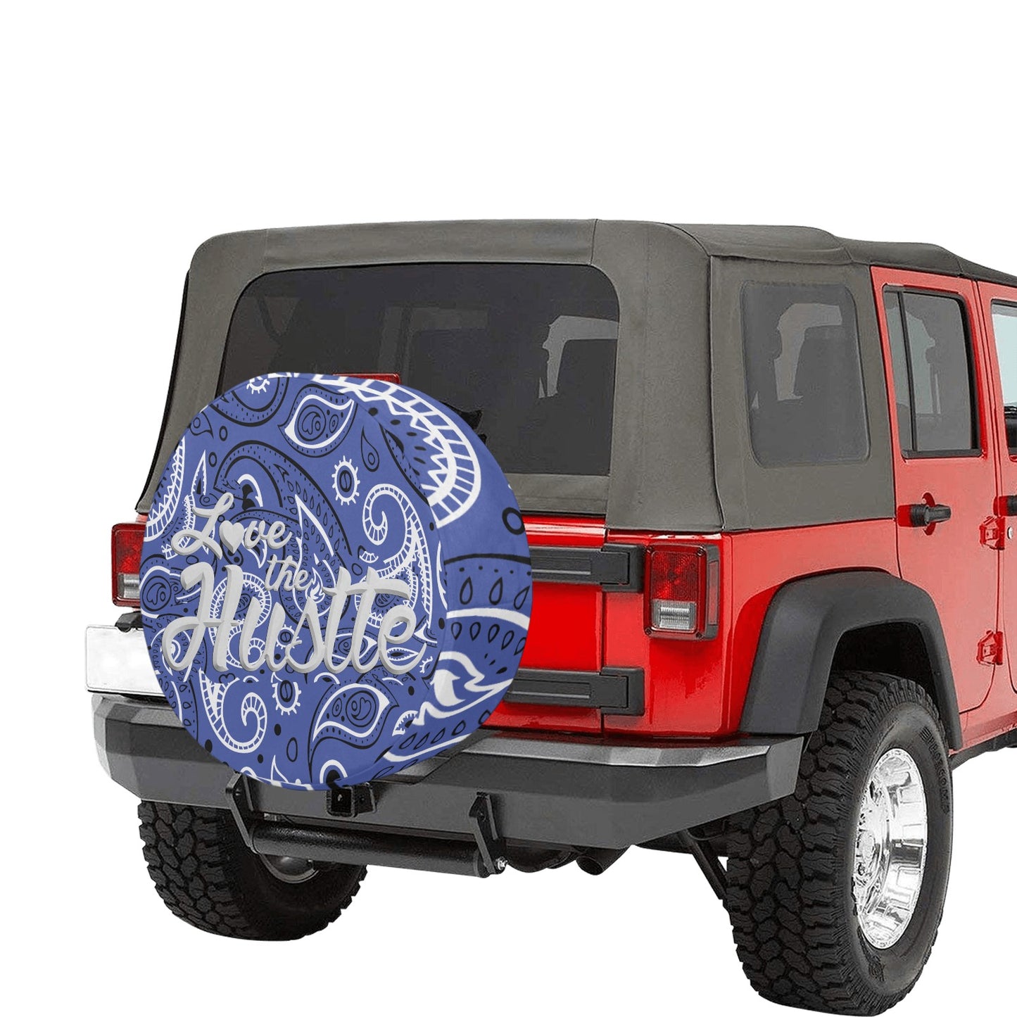 Love The Hustle Spare Tire Cover(Large)(17")