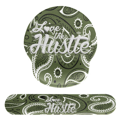 Love The Hustle Mouse Pad and Hand Rest Set