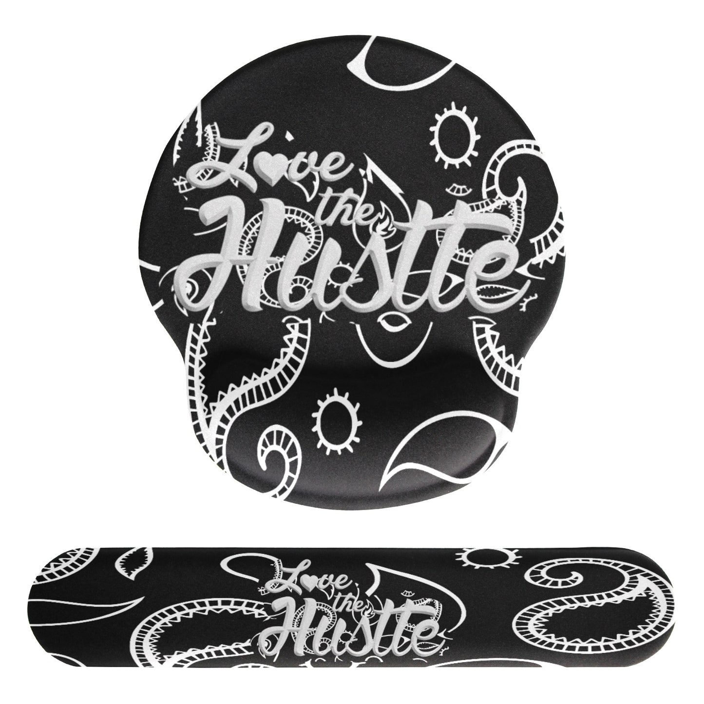 Love The Hustle Mouse Pad and Hand Rest Set