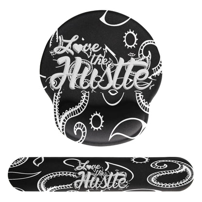 Love The Hustle Mouse Pad and Hand Rest Set