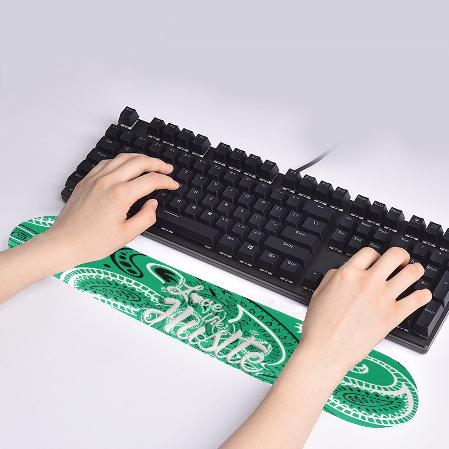 Love The Hustle Keyboard Hand Rest