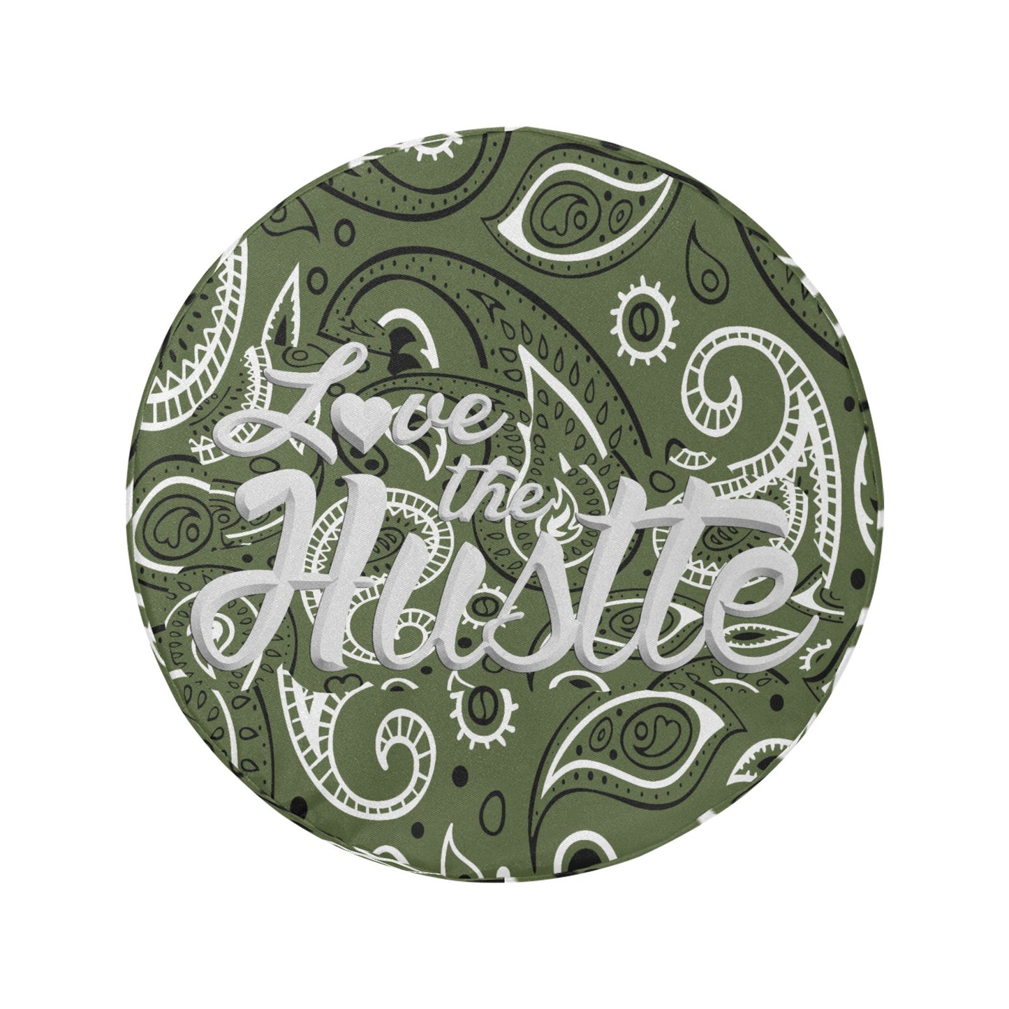 Love The Hustle Spare Tire Cover(Large)(17")