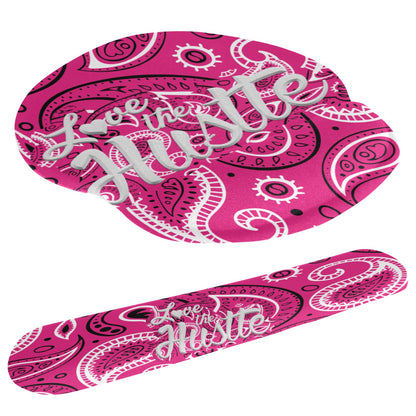 Love The Hustle Mouse Pad and Hand Rest Set