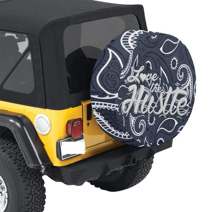 Love The Hustle Spare Tire Cover(Large)(17")