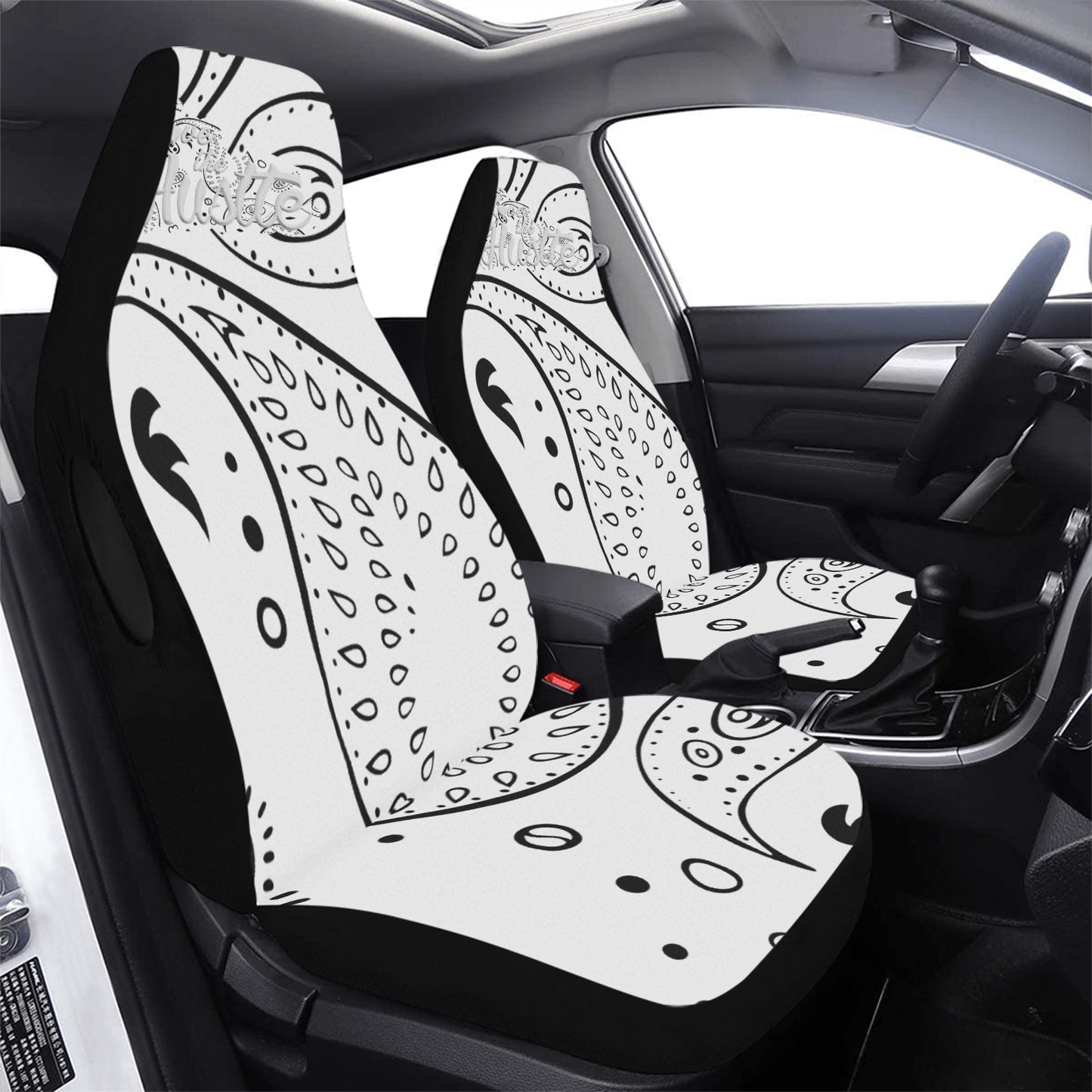 Love The Hustle Car Seat Cover Airbag Compatible(Set of 2)