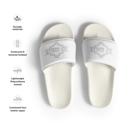 Old Harlem™ Men’s Slides, White Top
