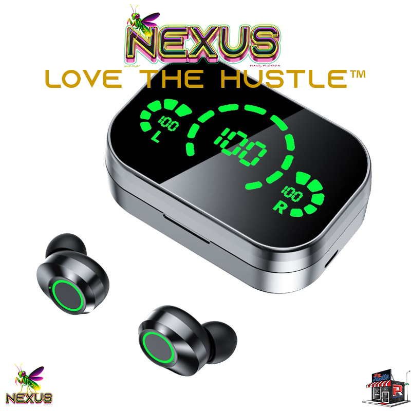 Nexus™ Quantum Firefly Crystal Sound EarPods – High-Fidelity Wired & Bluetooth In-Ear Headphones