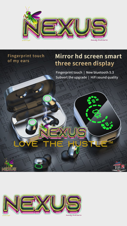 Nexus™ Quantum Firefly Crystal Sound EarPods – High-Fidelity Wired & Bluetooth In-Ear Headphones