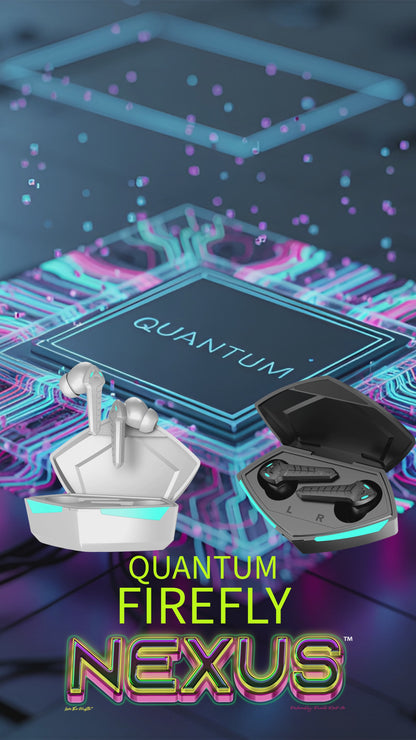 Nexus™ Quantum Firefly™ Wireless Gaming Headset – Zero-Lag Bluetooth 5.1 | 360° Sound | Breathing Light