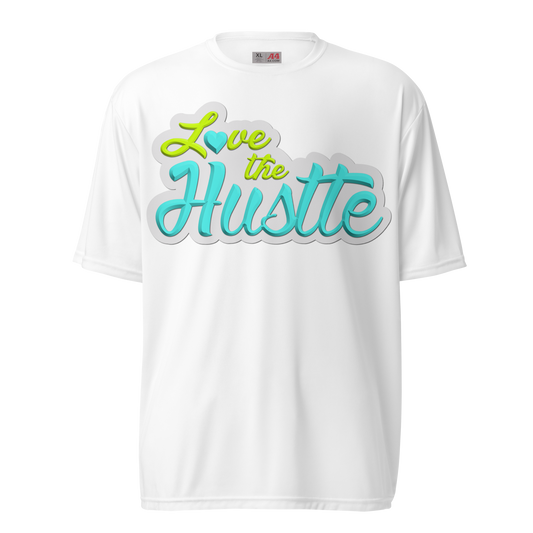 T-shirt ras du cou unisexe Love The Hustle™, collection néon