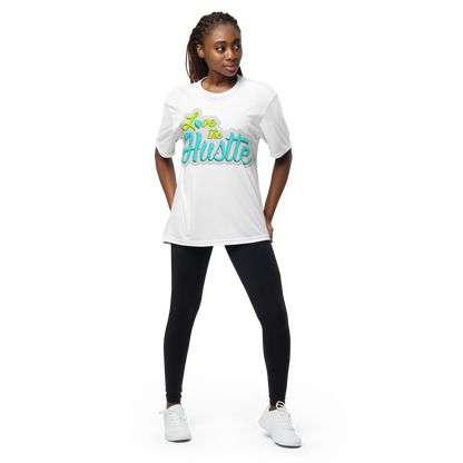 Love The Hustle™ Unisex Performance Crew Neck T-Shirt Neon Collection