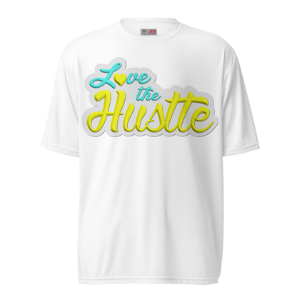 Love The Hustle™ Unisex Performance Crew Neck T-Shirt Neon Collection