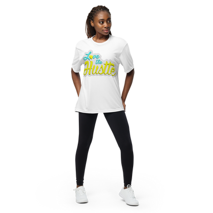Love The Hustle™ Unisex Performance Crew Neck T-Shirt Neon Collection