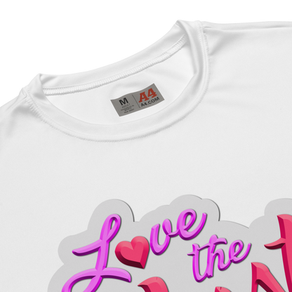 Love The Hustle™ Unisex Performance Crew Neck T-Shirt Neon Collection