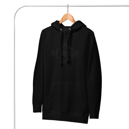 Old Harlem Vintage Art Deco Hoodie, Embroidered Unisex Hoodie Collection
