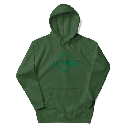 Old Harlem Vintage Art Deco Hoodie, Embroidered Unisex Hoodie Collection