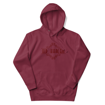 Old Harlem Vintage Art Deco Hoodie, Embroidered Unisex Hoodie Collection