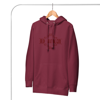 Old Harlem Vintage Art Deco Hoodie, Embroidered Unisex Hoodie Collection